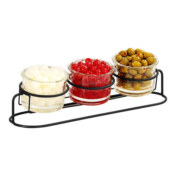 Cal-Mil 19" x 5/12" Black Condiment Display – item 211226023213 image 2