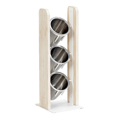 7 1/4" x 7 3/4" 3-Cylinder Condiment Display 3411-113 – item 2113411113 image 2