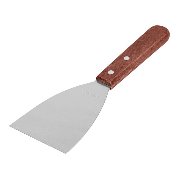 Thunder Group 8" x 3" Ice Cream Scraper w/ Wood Handle – item 407ICSCRP83