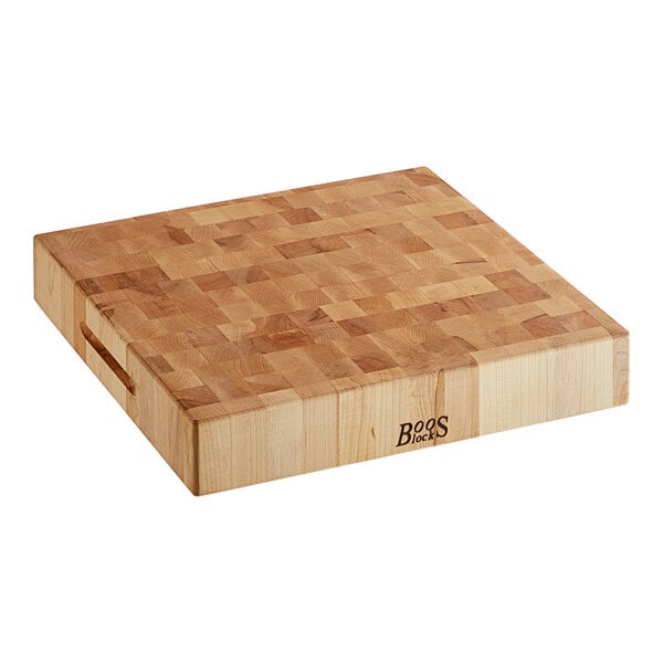 John Boos & Co. 18" x 18" Maple Wood Chopping Board – item 650CCB183S