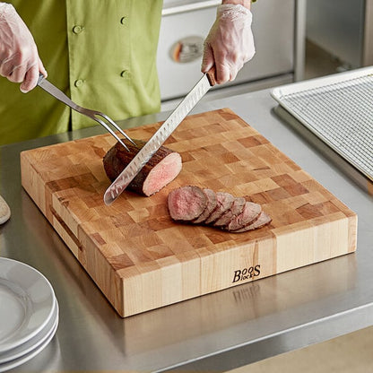 John Boos & Co. 18" x 18" Maple Wood Chopping Board – item 650CCB183S image 2