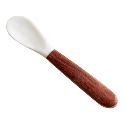 Acopa 6" Mother of Pearl Spoon w/ Wood Handle – item 26796MP34
