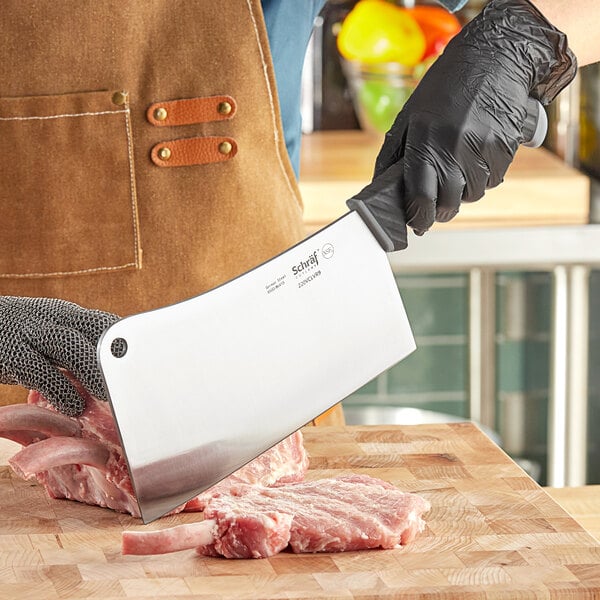 Schraf 9" Cleaver w/ TPRgrip Handle – item 220VCLVR9 image 2