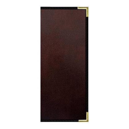 H. Risch, Inc. 4 1/4" x 11" Menu Cover w/ Interior Pocket – item 759LP10V41WI