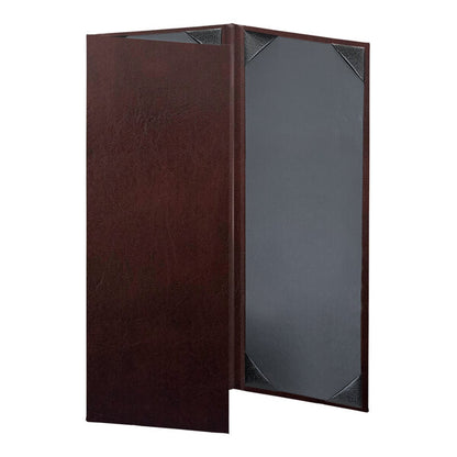H. Risch, Inc. 4 1/4" x 11" Menu Cover w/ Picture Corners – item 759LHC3V41WI