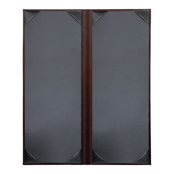 H. Risch, Inc. 4 1/4" x 11" Menu Cover w/ Picture Corners – item 759LHC2V41WI