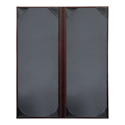 H. Risch, Inc. 4 1/4" x 11" Menu Cover w/ Picture Corners – item 759LHC2V41WI