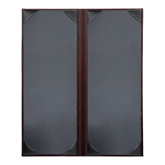 H. Risch, Inc. 4 1/4" x 11" Menu Cover w/ Picture Corners – item 759LHC2V41WI