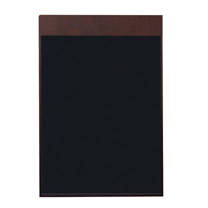 H. Risch, Inc. 11" x 17" Wine Tuxedo Leather Menu Board – item 759MMBLT17WI