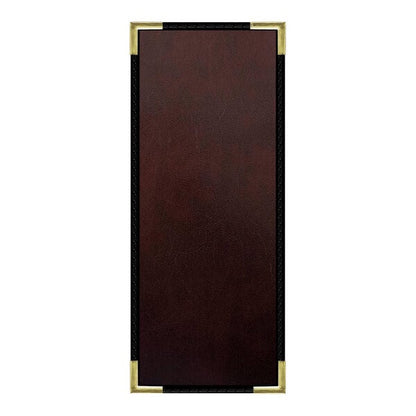 H. Risch, Inc. 4 1/4" x 11" Menu Cover w/ Interior Pocket – item 759LDP1V41WI