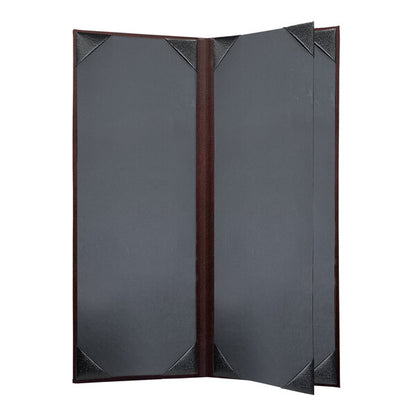 H. Risch, Inc. 4 1/4" x 11" Menu Cover w/ Picture Corners – item 759LHC4V41WI