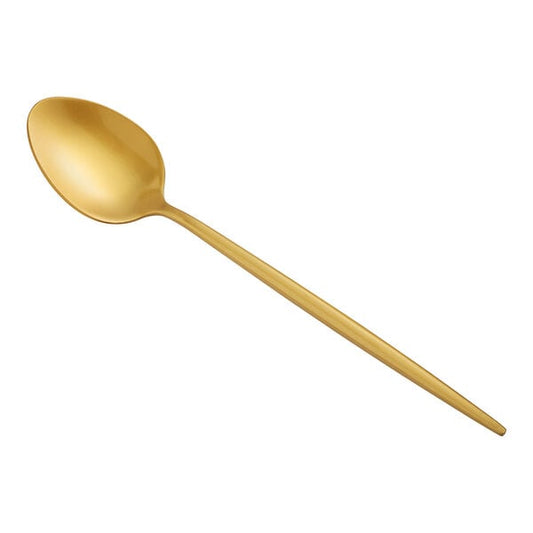 Acopa Odin Gold 9" Brushed X-Heavy Dinner / Dessert Spoon – item 267540803G