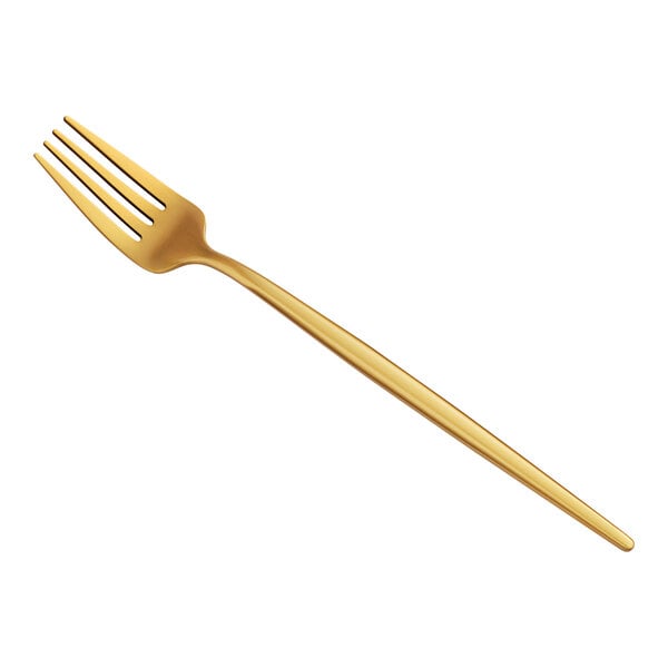 Acopa Odin Gold 7 5/16" Brushed X-Heavy Salad / Dessert Fork – item 267540806G