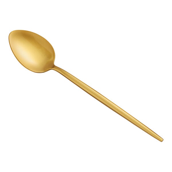Acopa Odin Gold 7 1/2" Brushed X-Heavy Teaspoon – item 267540801G