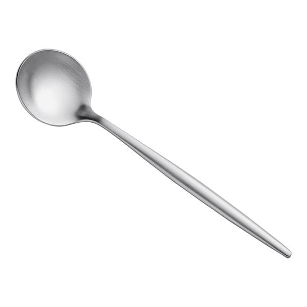 Acopa Odin 5 1/8" Brushed X-Heavy Demitasse Spoon – item 267540800