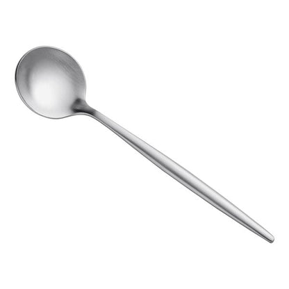 Acopa Odin 5 1/8" Brushed X-Heavy Demitasse Spoon – item 267540800
