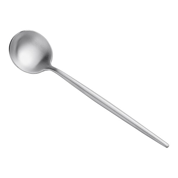 Acopa Odin 7 1/8" Brushed X-Heavy Bouillon Spoon – item 267540802