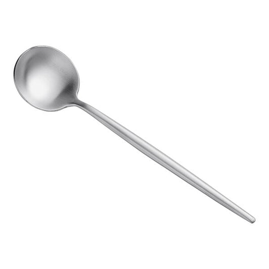 Acopa Odin 7 1/8" Brushed X-Heavy Bouillon Spoon – item 267540802