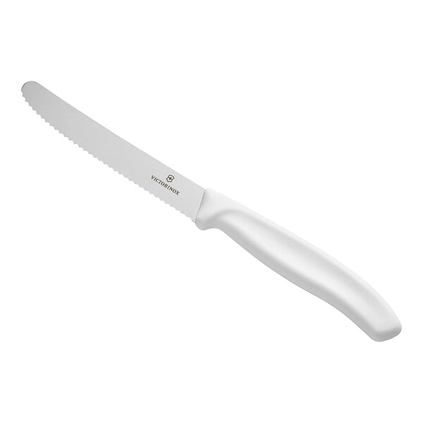 Victorinox 4 1/2" Utility Knife w/ White Handle 6.7837 – item 35367837WHT