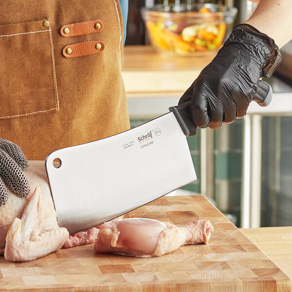 Schraf 8" Cleaver w/ TPRgrip Handle – item 220VCLVR8 image 2