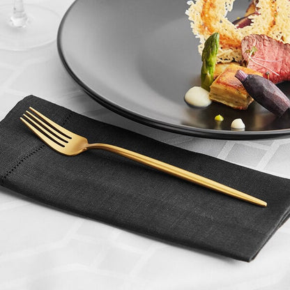 Acopa Odin 8 7/8" Brushed X-Heavy Dinner Fork – item 267540805G image 2