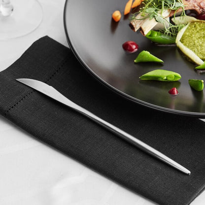 Acopa Odin 8 7/8" Brushed X-Heavy Dinner Knife – item 267540808 image 2