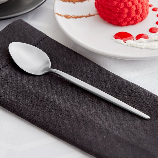 Acopa Odin 7 1/2" Brushed X-Heavy Teaspoon – item 267540801 image 2