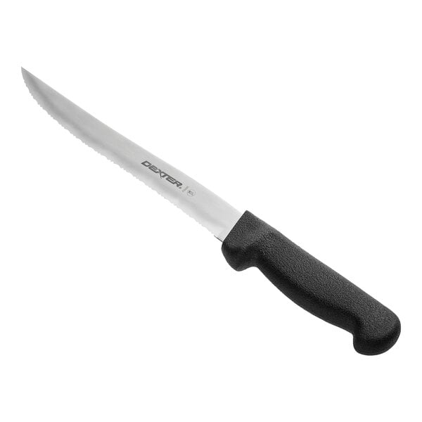 Dexter-Russell Basics 8" Serrated Edge Utility Knife 31628B – item 21031628B