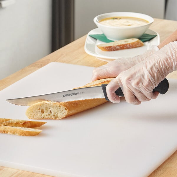 Dexter-Russell Basics 8" Serrated Edge Utility Knife 31628B – item 21031628B image 2