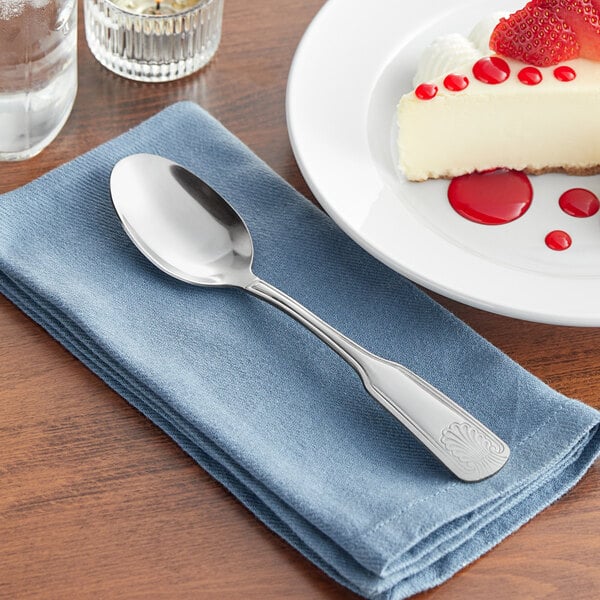 Acopa Atglen 7 1/4" Medium Dinner / Dessert Spoon – item 267290003 image 2