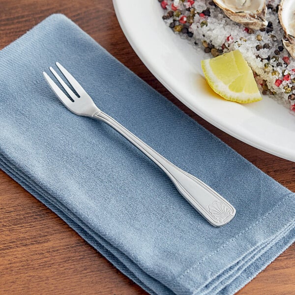 Acopa Atglen 6" Medium Cocktail / Oyster Fork Cocktail Fork – item 267290007 image 2