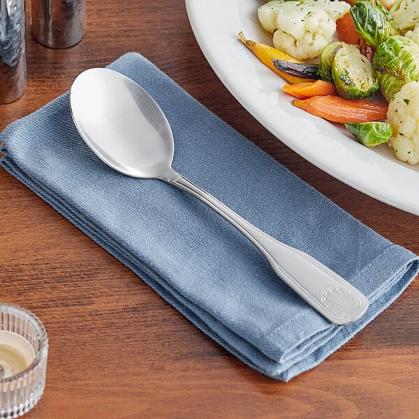 Acopa Atglen 8 1/2" Medium Tablespoon / Serving Spoon – item 267290010 image 2