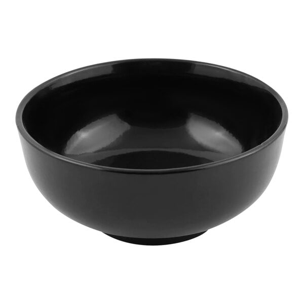 Bon Chef 2 Qt. Black Sandstone Finish Aluminum Serving Bowl – item 20115004BBLK