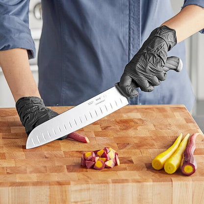 Schraf 9" Granton Edge Santoku Knife w/ TPRgrip Handle – item 220KVSNTKGE9 image 2