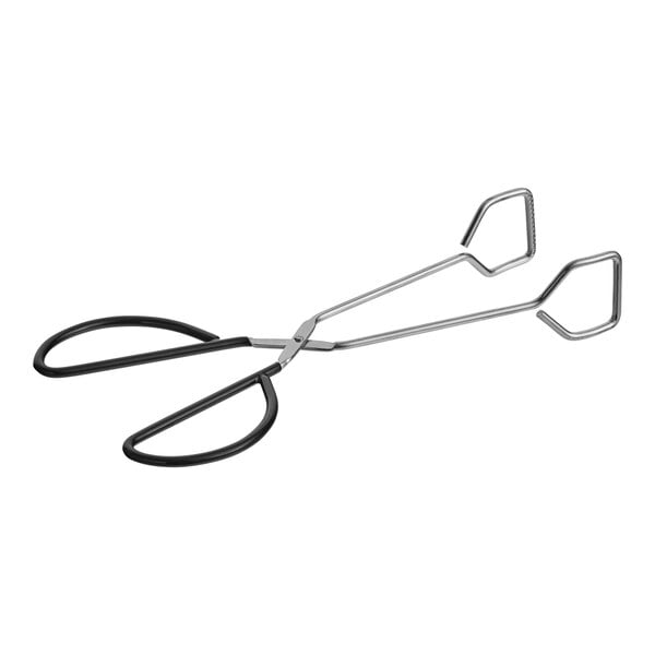 Choice 10" Scissor Tongs w/ Black Coated Handle – item 407STCH10