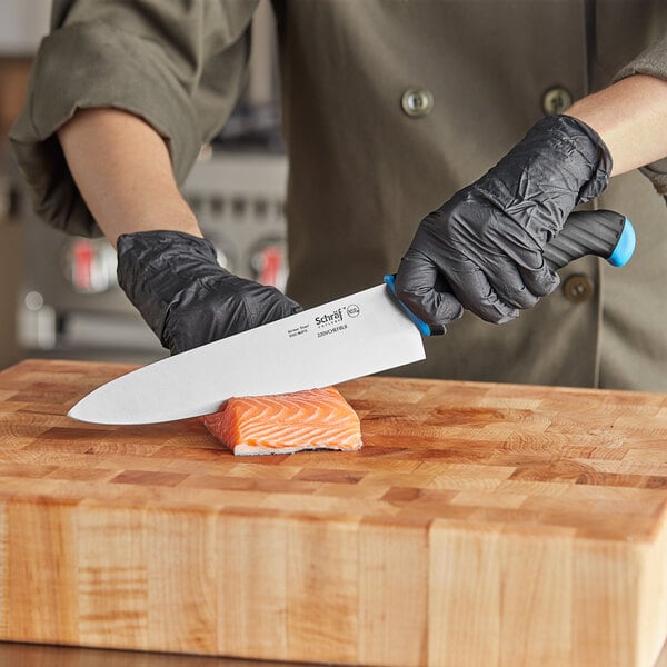 Schraf 8" Chef Knife w/ TPRgrip Handle – item 220VCHEFBL8 image 2