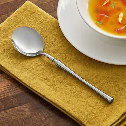 Acopa Hepburn 7 1/4" 18/10 X-Heavy Bouillon Spoon – item 267700802 image 2