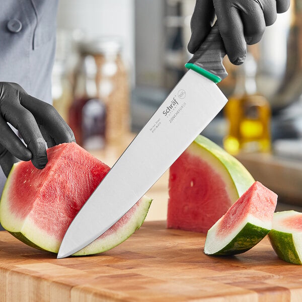 Schraf 10" Chef Knife w/ TPRgrip Handle – item 220VCHEFGR10 image 2