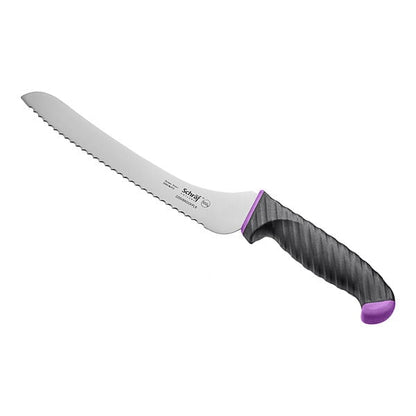 Schraf Bread Knife w/ Purple Allergen-Free TPRgrip Handle – item 220VBRDOFPL9
