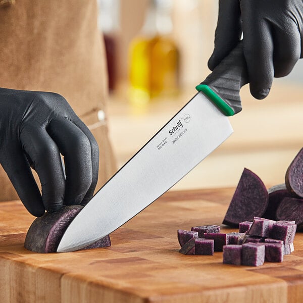 Schraf 8" Chef Knife w/ TPRgrip Handle – item 220VCHEFGR8 image 2