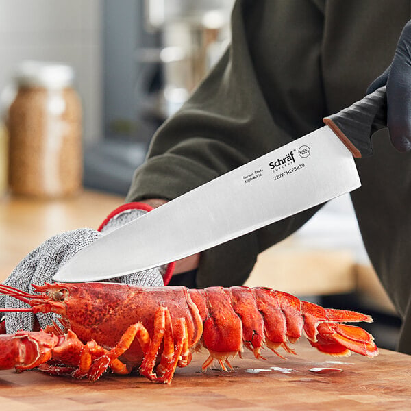 Schraf 10" Chef Knife w/ TPRgrip Handle – item 220VCHEFBR10 image 2