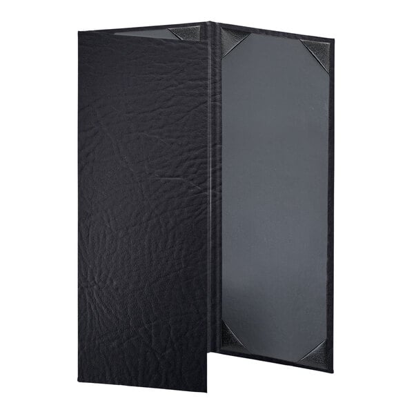 H. Risch, Inc. HAR-3V Harley 4 1/4" x 11" Menu Cover – item 759HAR3V41BL
