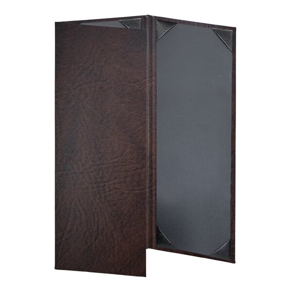 H. Risch, Inc. HAR-3V Harley 4 1/4" x 11" Menu Cover – item 759HAR3V41BR