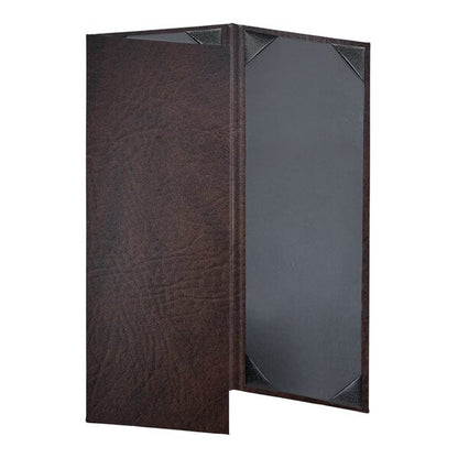 H. Risch, Inc. HAR-3V Harley 4 1/4" x 11" Menu Cover – item 759HAR3V41BR