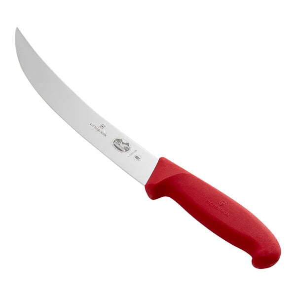 Victorinox 8" Breaking Knife w/ Red Fibrox Handle 5.7201.20 – item 3535720120