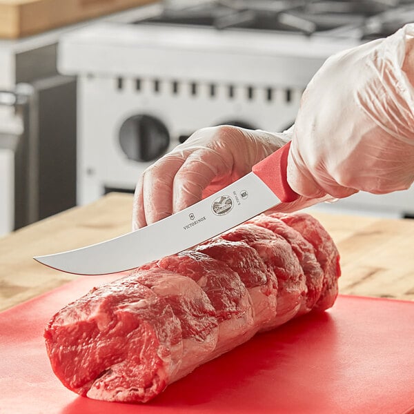 Victorinox 8" Breaking Knife w/ Red Fibrox Handle 5.7201.20 – item 3535720120 image 2