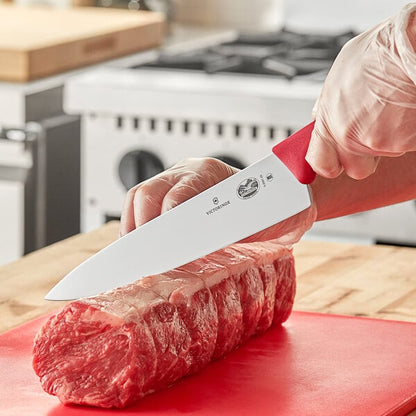 Victorinox 10" Chef Knife w/ Red Fibrox Handle 5.2001.25 – item 3535200125 image 2