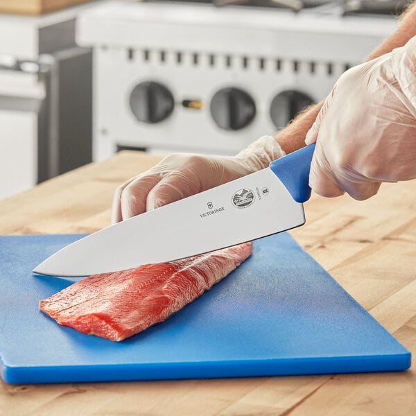 Victorinox 10" Chef Knife w/ Blue Fibrox Handle 5.2002.25 – item 3535200225 image 2