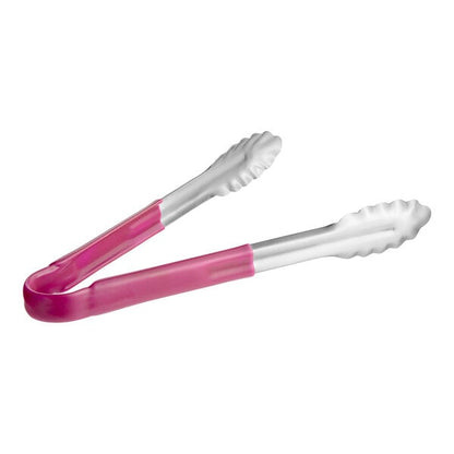 Choice 12" Purple Allergen-Free Coated Scalloped Tongs – item 407CUT12PR