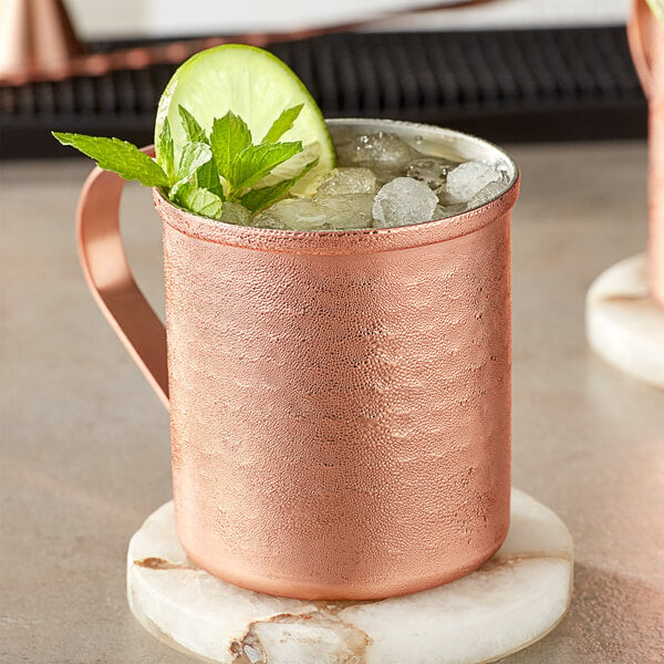 Acopa Alchemy 14 oz. Straight Sided Moscow Mule Mug – item 553CMSTRH14 image 2